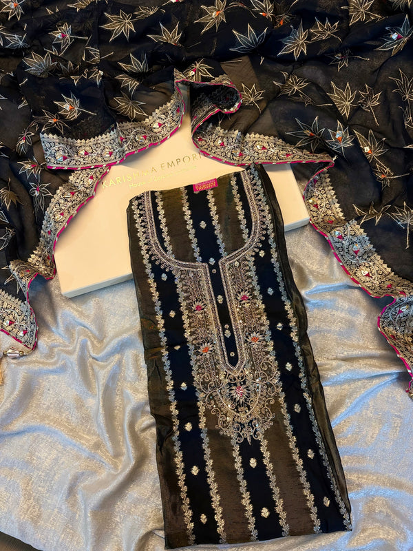 BEAUTIFUL PUNJABI SUIT |  | Karishma Emporium | Elegance in Making Pure Zardozi Women wear