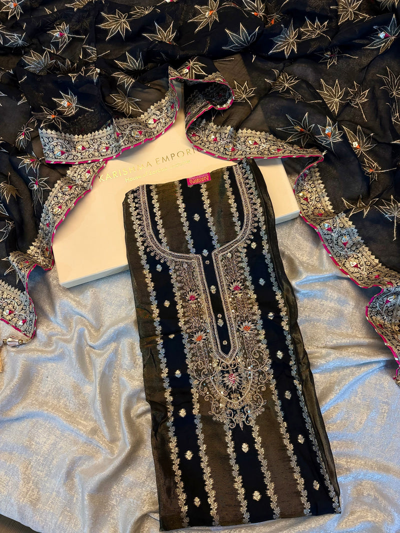 BEAUTIFUL PUNJABI SUIT |  | Karishma Emporium | Elegance in Making Pure Zardozi Women wear