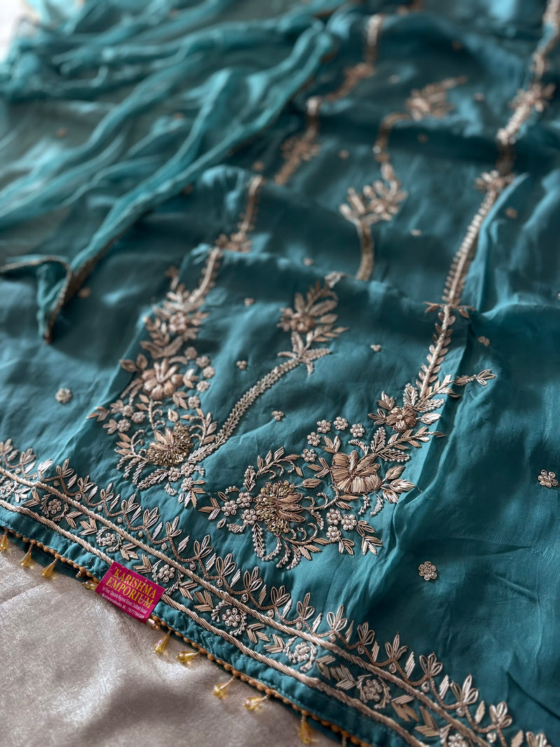 ZARDOZI SUITS |  | Karishma Emporium | Elegance in Making Pure Zardozi Women wear
