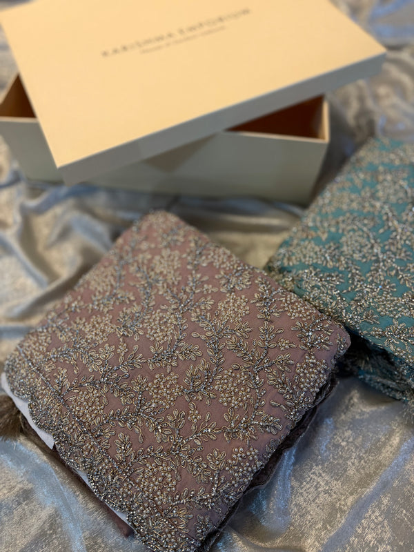 NEW WEDDING SUITS |  | Karishma Emporium | Elegance in Making Pure Zardozi Women wear