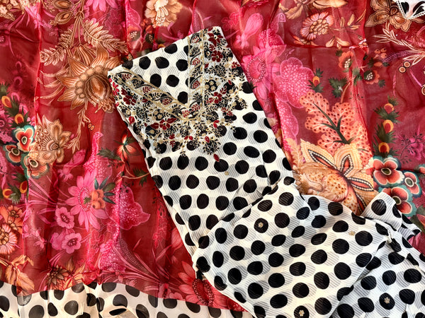 PUNJABI UNSTITCHED SUIT |  | Karishma Emporium | Elegance in Making Pure Zardozi Women wear