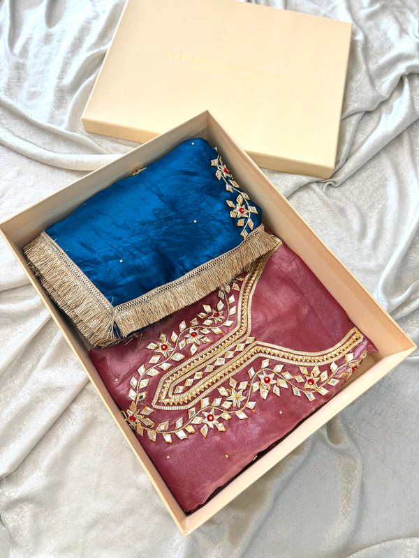 BEAUTIFUL GOTA PATTI |  | Karishma Emporium | Elegance in Making Pure Zardozi Women wear