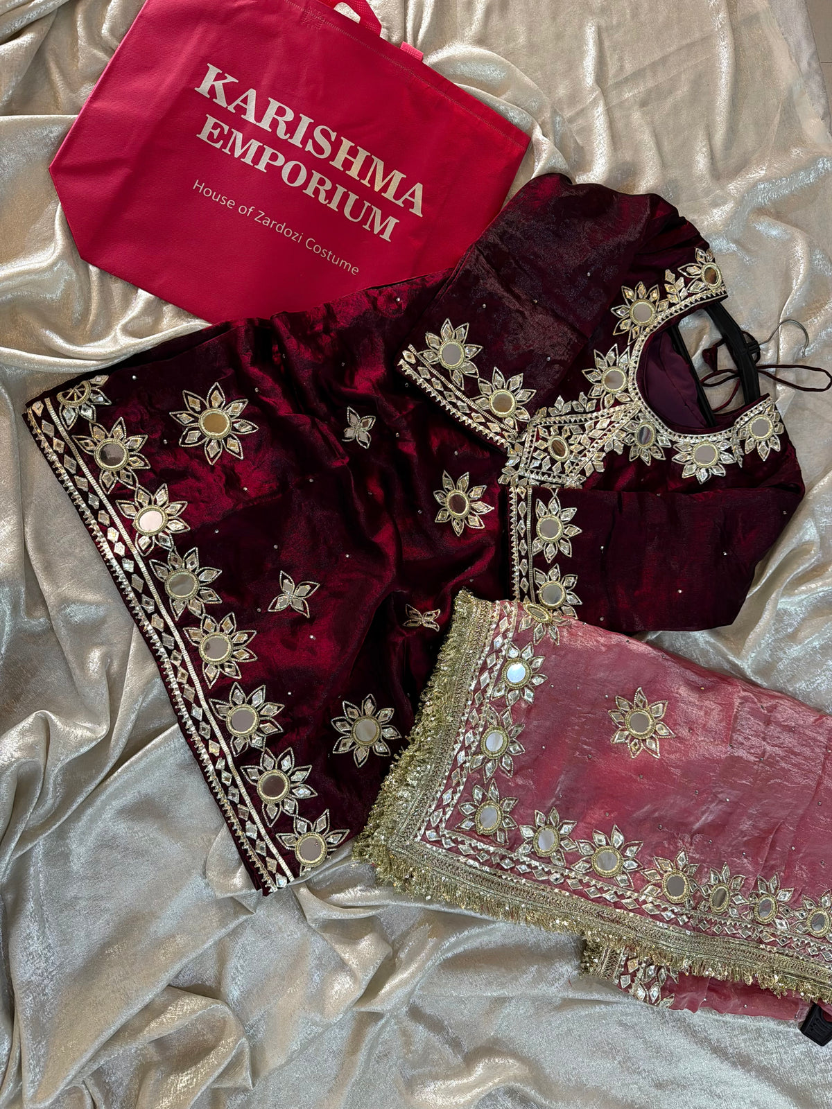 BEAUTIFUL GOTA PATTI GHARARA