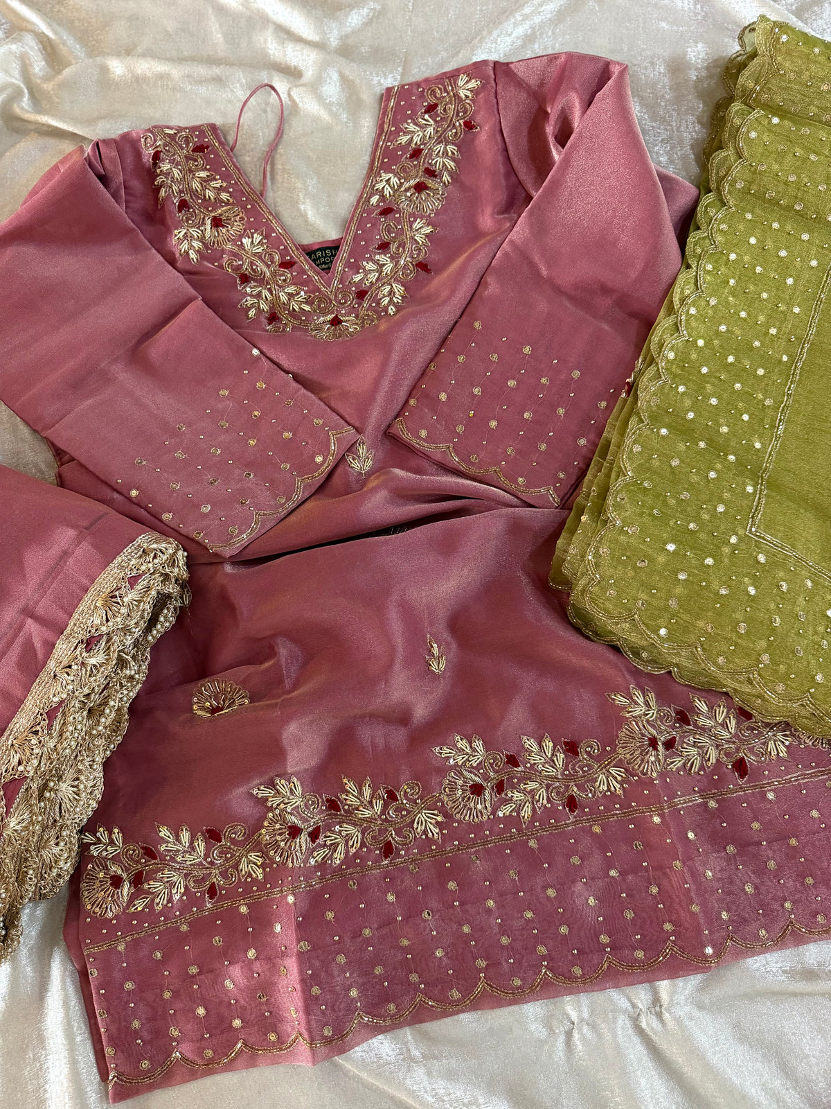 BEAUTIFUL HANDWORK GHARARA