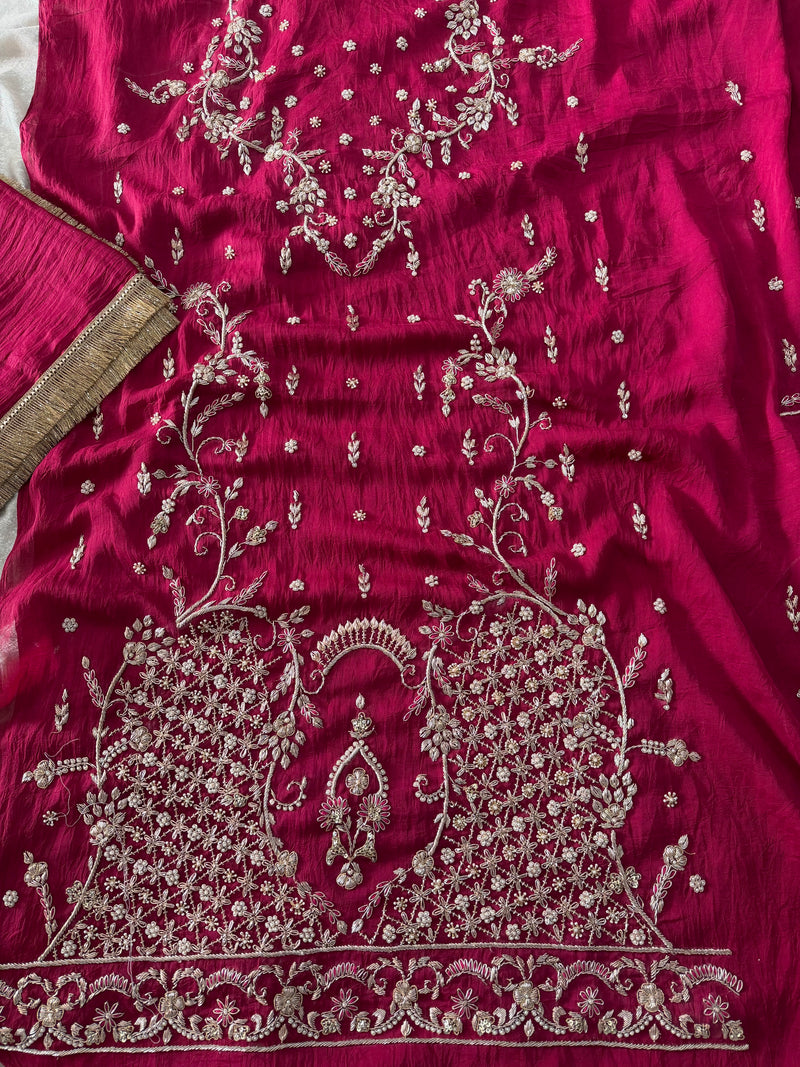 PREMIUM ZARDOZI SUITS |  | Karishma Emporium | Elegance in Making Pure Zardozi Women wear