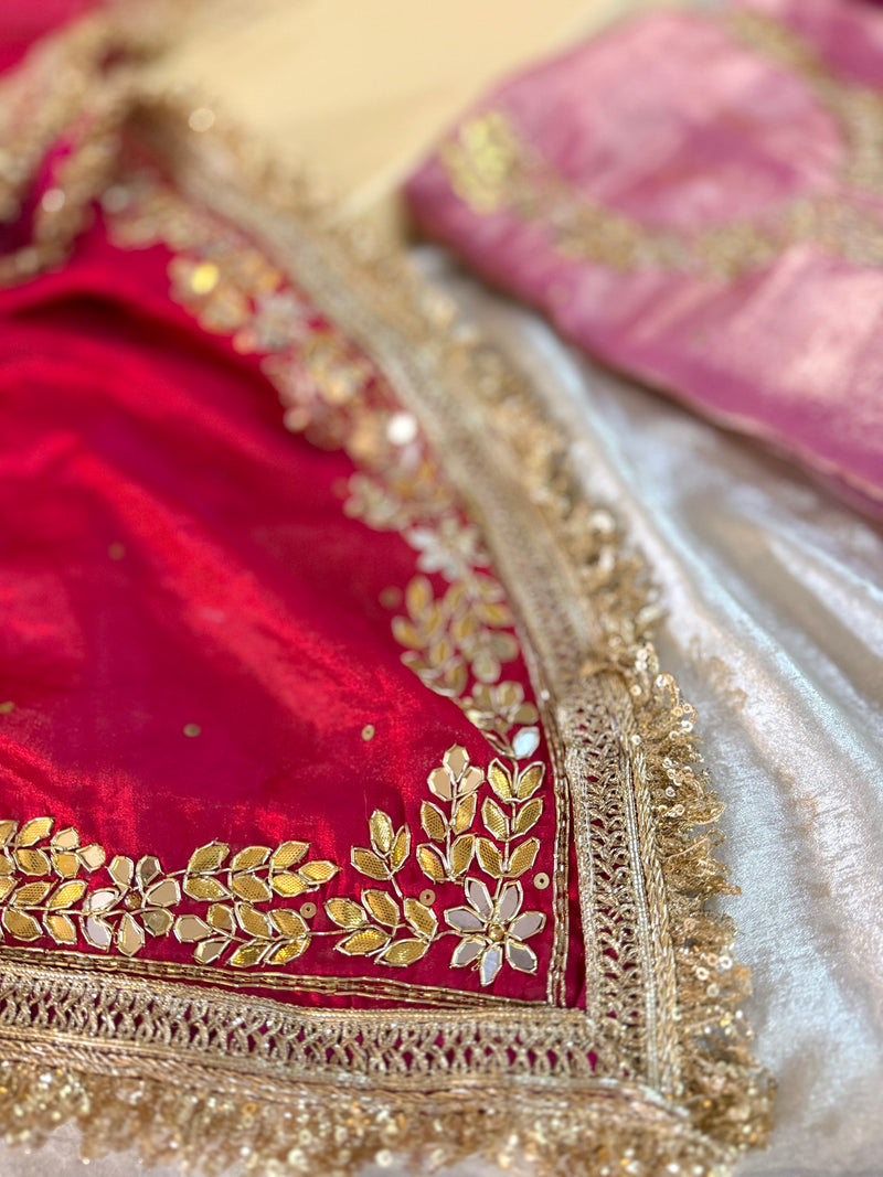 DABKA PATTI SUIT |  | Karishma Emporium | Elegance in Making Pure Zardozi Women wear