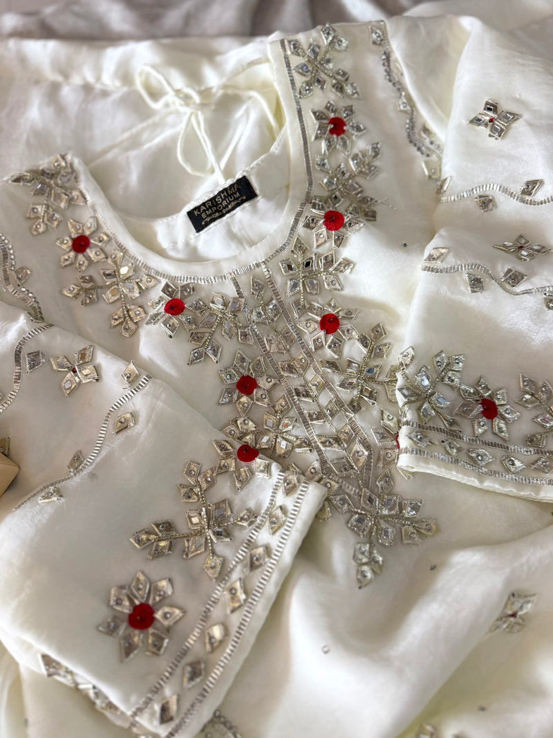 Gota Patti gharara |  | Karishma Emporium | Elegance in Making Pure Zardozi Women wear