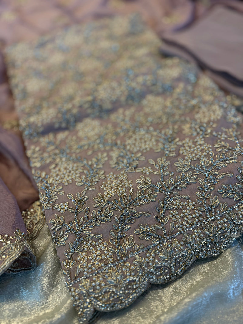 NEW WEDDING SUITS |  | Karishma Emporium | Elegance in Making Pure Zardozi Women wear