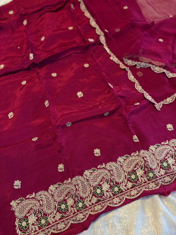 BEAUTIFUL DAMAN WORK SUITS |  | Karishma Emporium | Elegance in Making Pure Zardozi Women wear