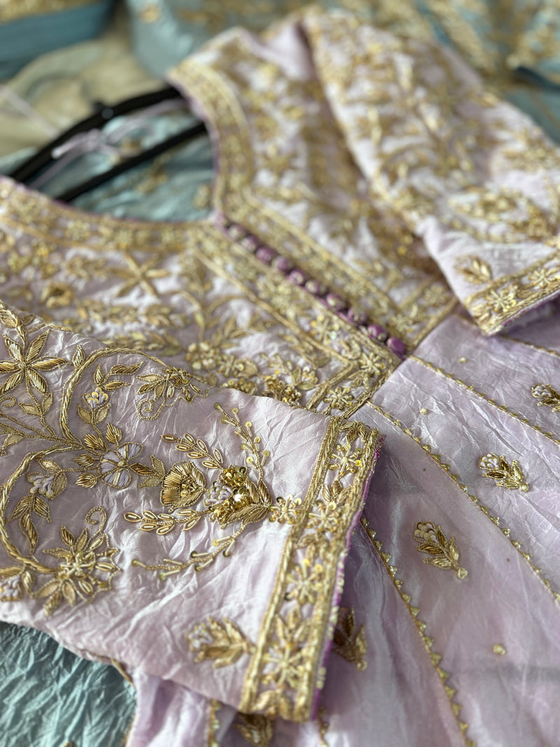 ZARDOZI ANARKALI WITH PANT |  | Karishma Emporium | Elegance in Making Pure Zardozi Women wear