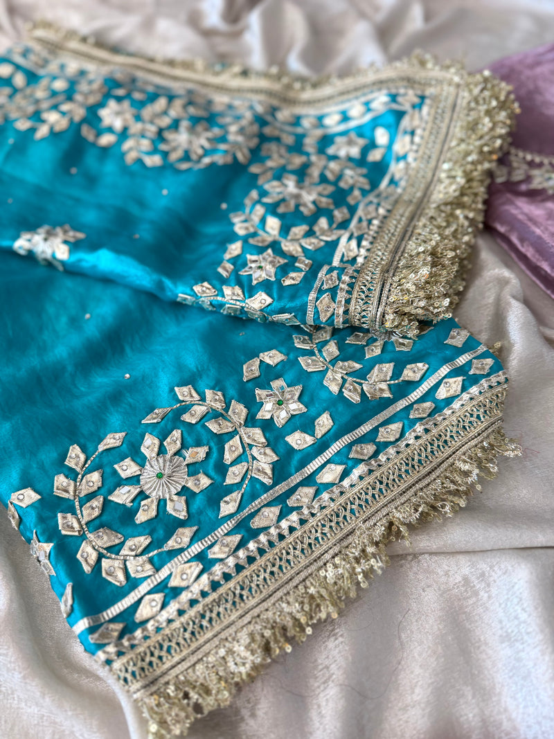 GOTA PATTI |  | Karishma Emporium | Elegance in Making Pure Zardozi Women wear