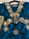 Royal blue gota Patti gharara