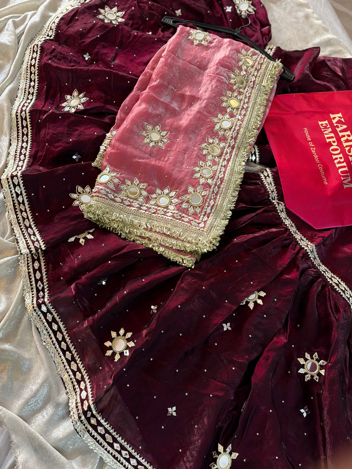 BEAUTIFUL GOTA PATTI GHARARA
