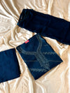 BEAUTIFUL MOTI ND CUTDANA WORK SUIT IN BLUE