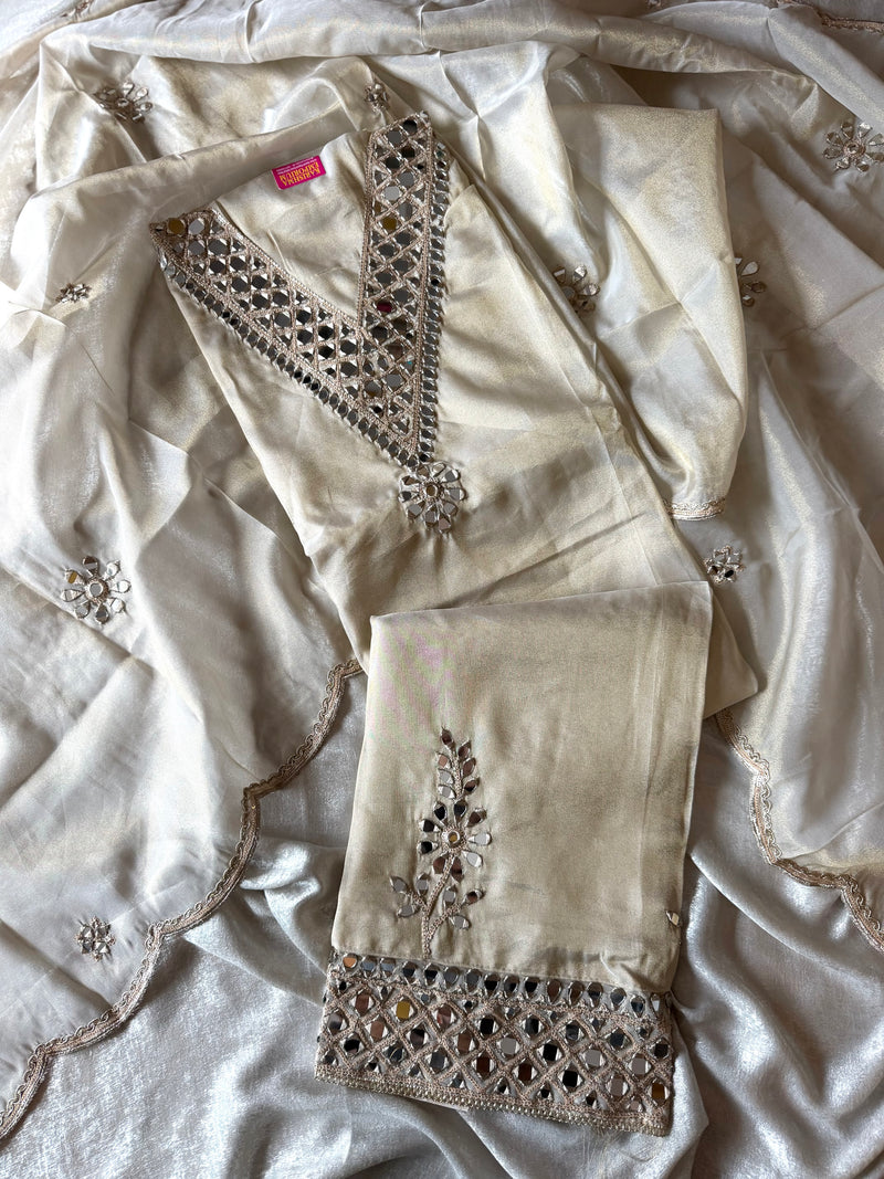 PUNJABI SUIT ON PURE VISCOUS fabric |  | Karishma Emporium | Elegance in Making Pure Zardozi Women wear