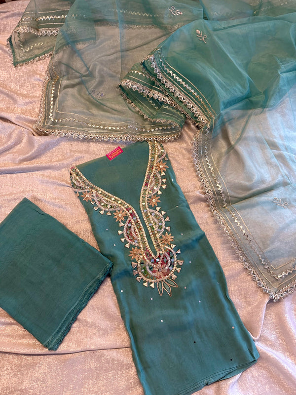 PUNJABI SUITS |  | Karishma Emporium | Elegance in Making Pure Zardozi Women wear
