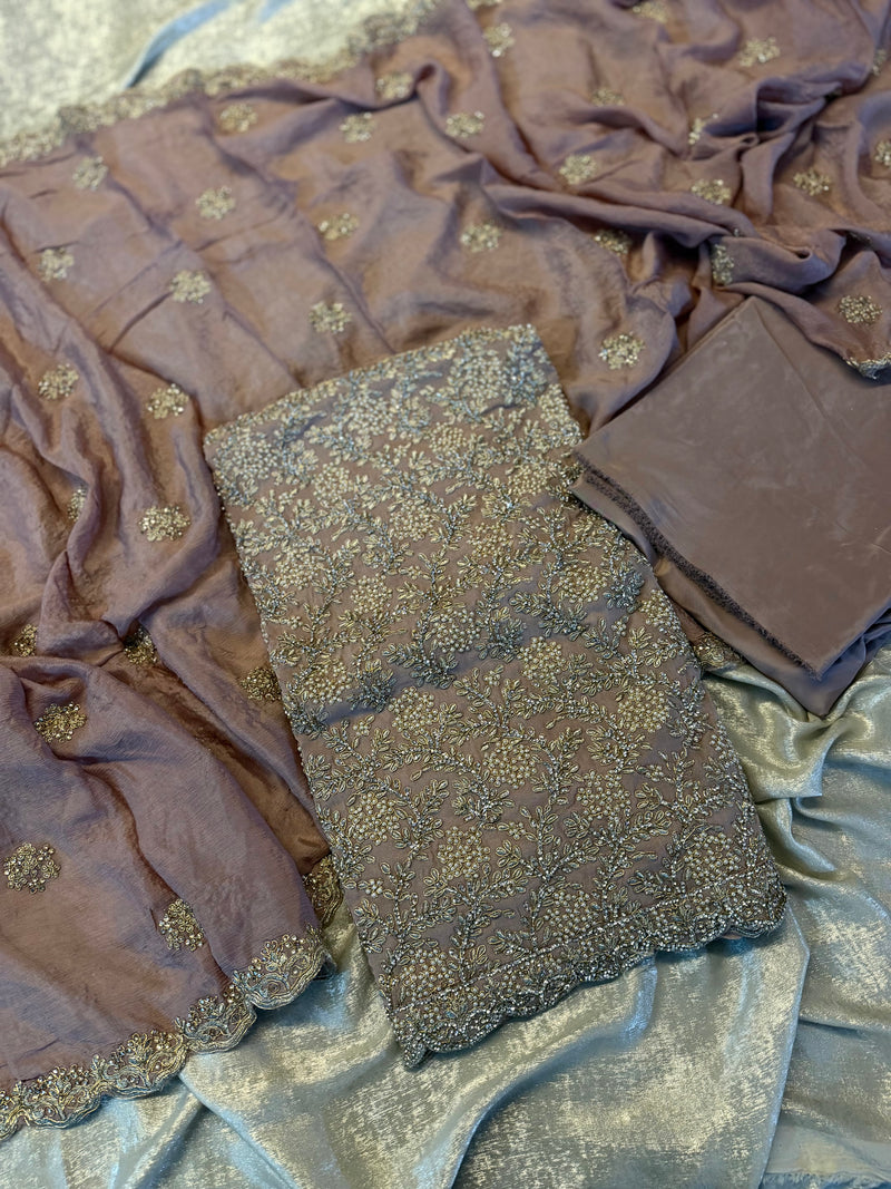 NEW WEDDING SUITS |  | Karishma Emporium | Elegance in Making Pure Zardozi Women wear