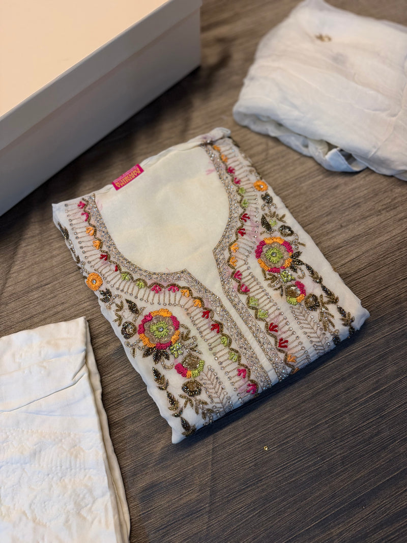 KHUBSURAT |  | Karishma Emporium | Elegance in Making Pure Zardozi Women wear