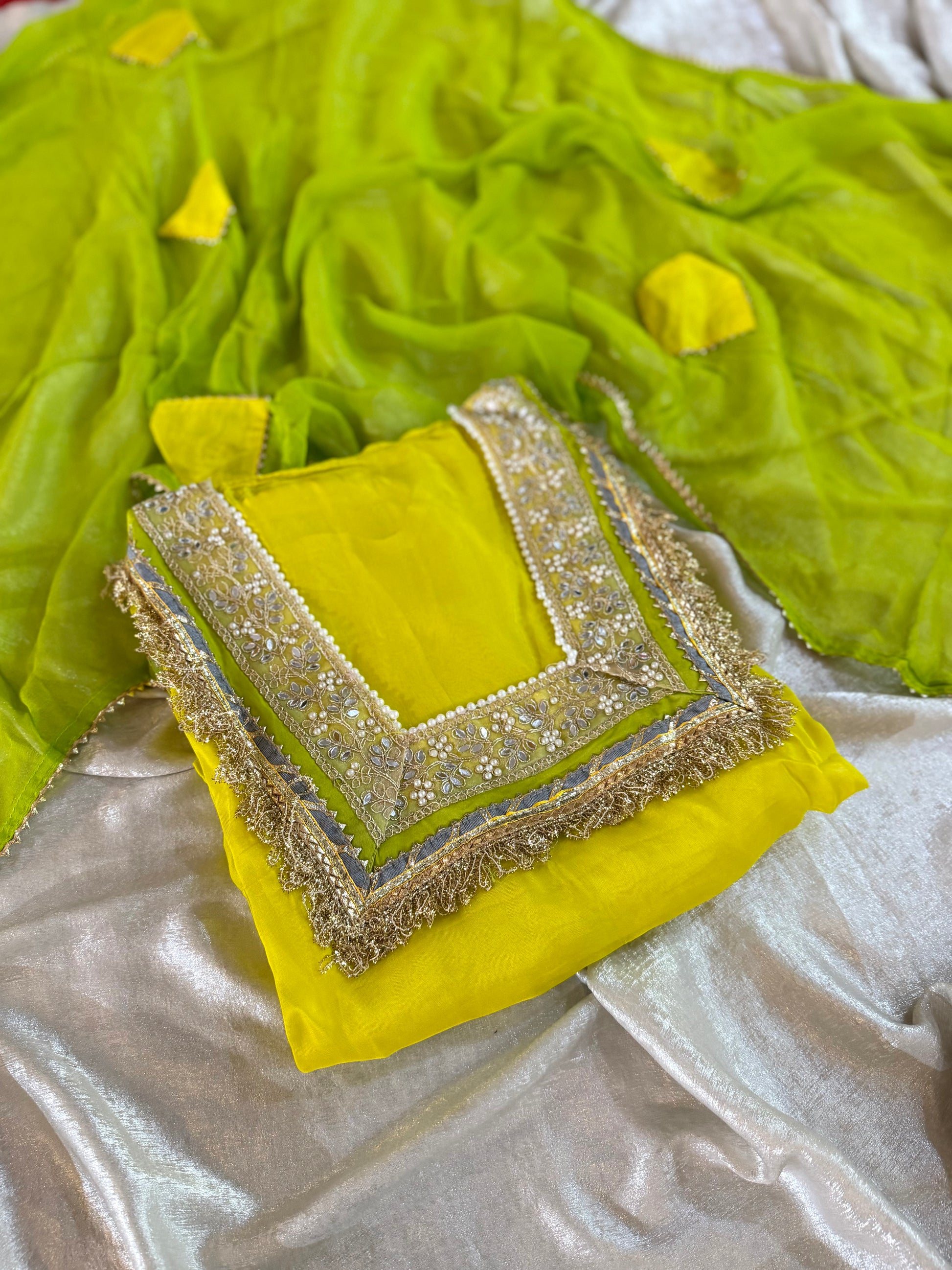 DESIGNER SUIT |  | Karishma Emporium | Elegance in Making Pure Zardozi Women wear