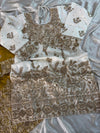 ZARDOZI GHARARA ON ITALIAN SHIMAR FABRIC