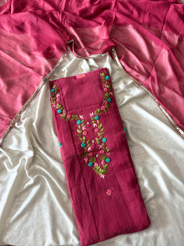 BEAUTIFUL SUITS |  | Karishma Emporium | Elegance in Making Pure Zardozi Women wear