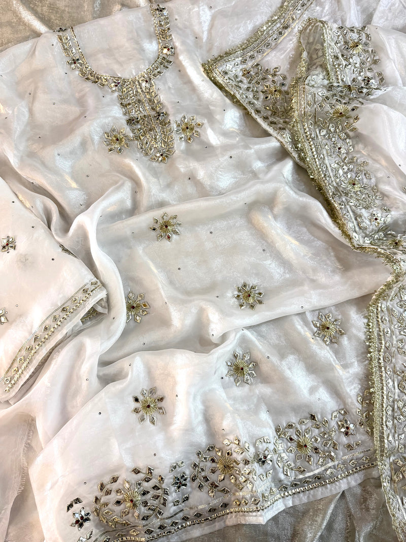 Gota Patti suit |  | Karishma Emporium | Elegance in Making Pure Zardozi Women wear