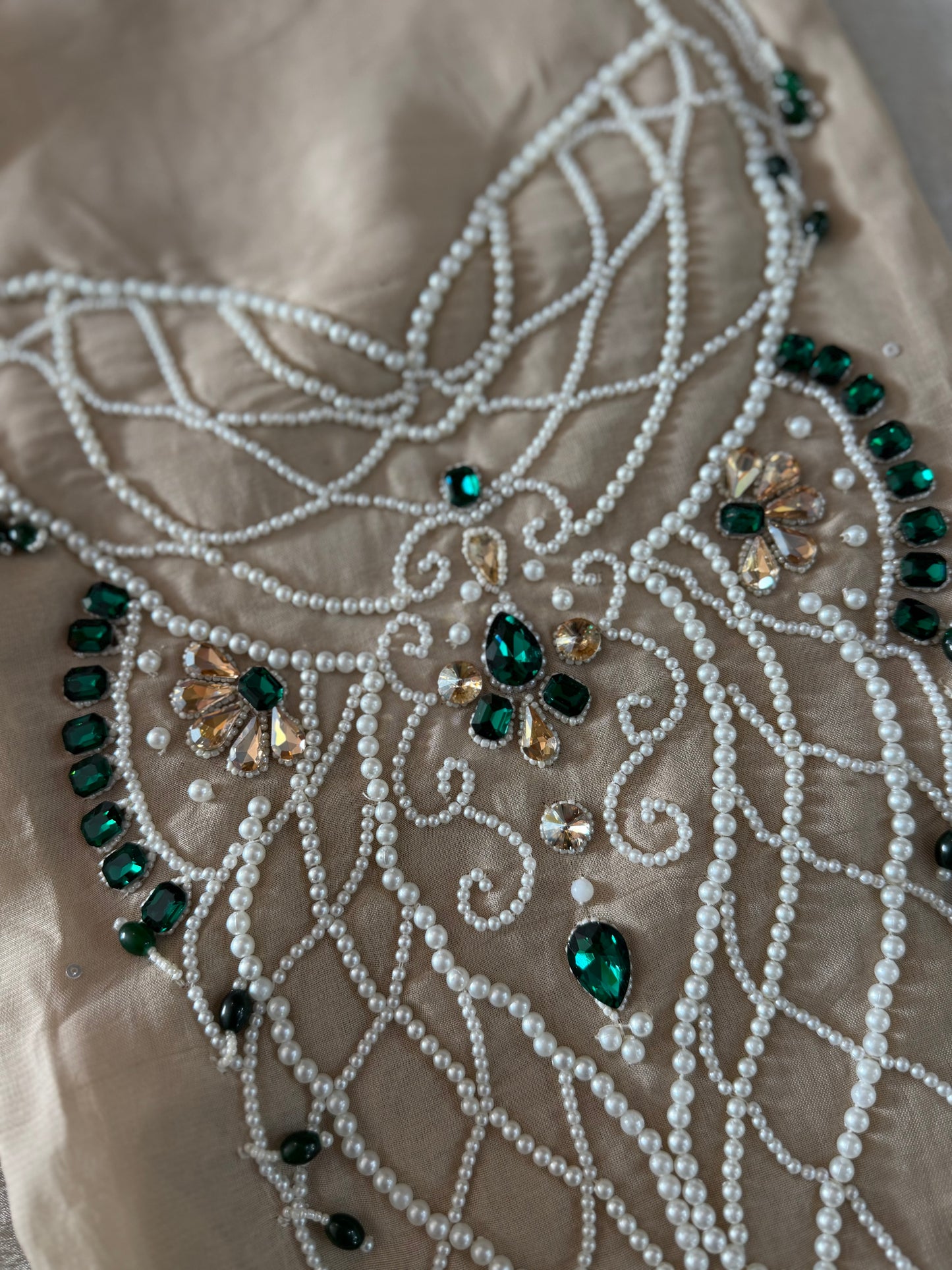 WEDDING SUITS IN PEARL WORK