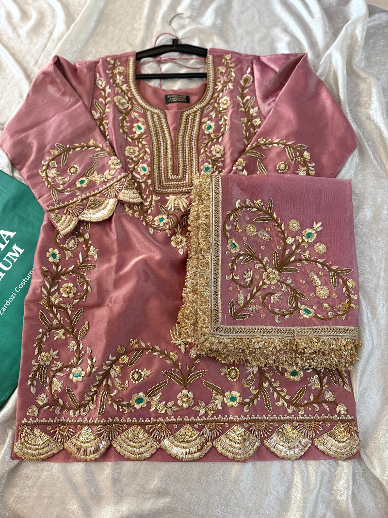ANTIQUE ZARDOZI |  | Karishma Emporium | Elegance in Making Pure Zardozi Women wear