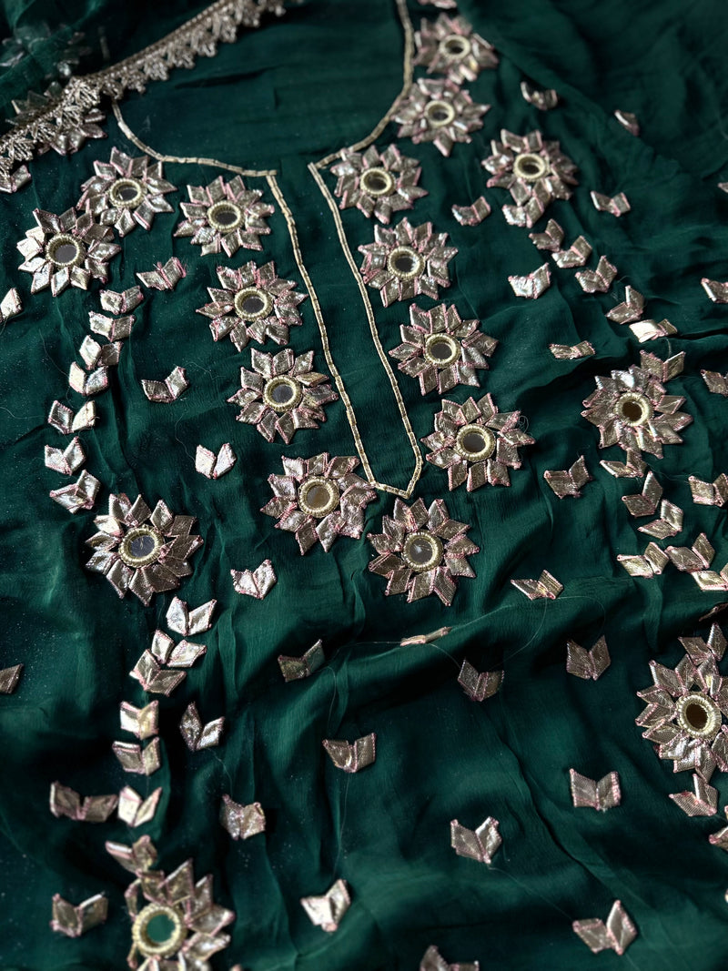 Gota Patti suits |  | Karishma Emporium | Elegance in Making Pure Zardozi Women wear