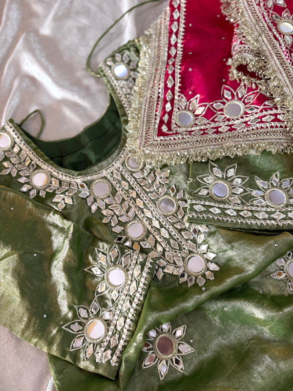 GOTA PATTI GHARARA |  | Karishma Emporium | Elegance in Making Pure Zardozi Women wear