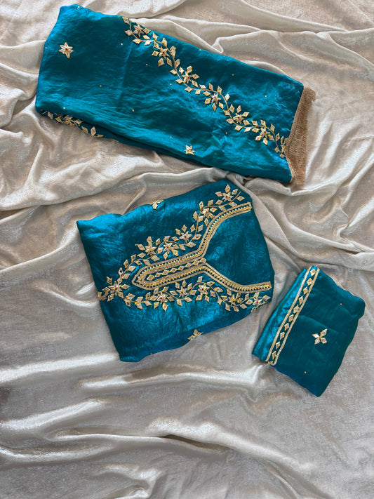 GOTA PATTI SUITS |  | Karishma Emporium | Elegance in Making Pure Zardozi Women wear