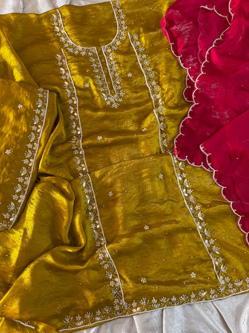 Dabka suits |  | Karishma Emporium | Elegance in Making Pure Zardozi Women wear