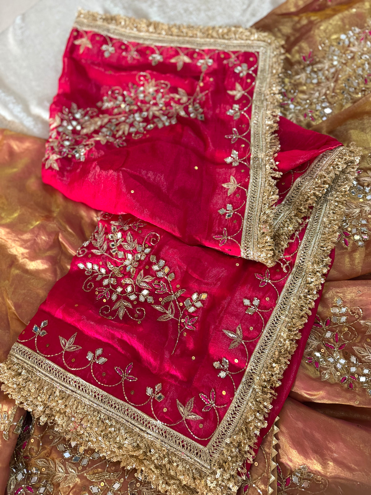 BEAUTIFUL HANDWORK GHARARA