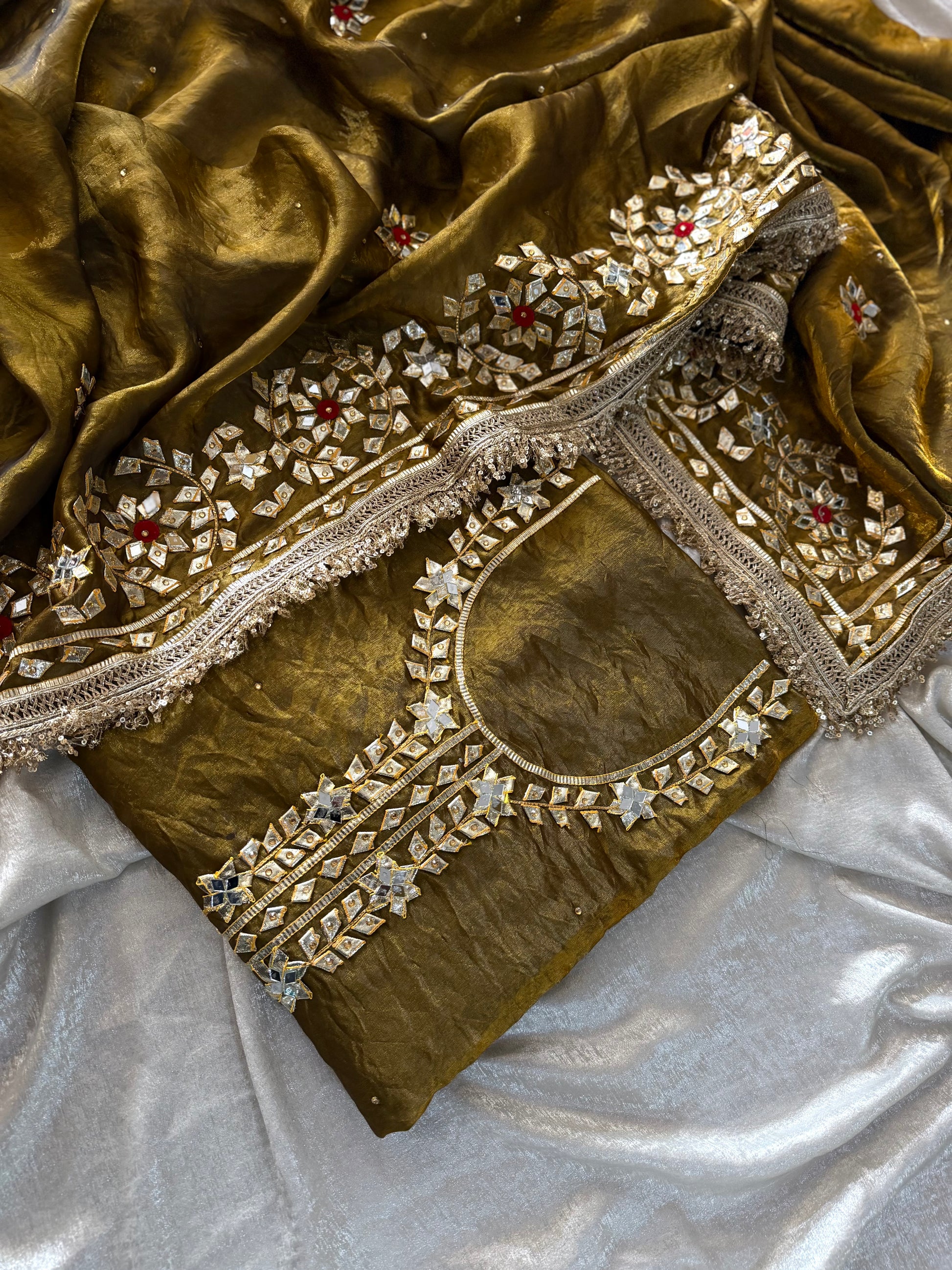 GOTA PATTI SUITS |  | Karishma Emporium | Elegance in Making Pure Zardozi Women wear