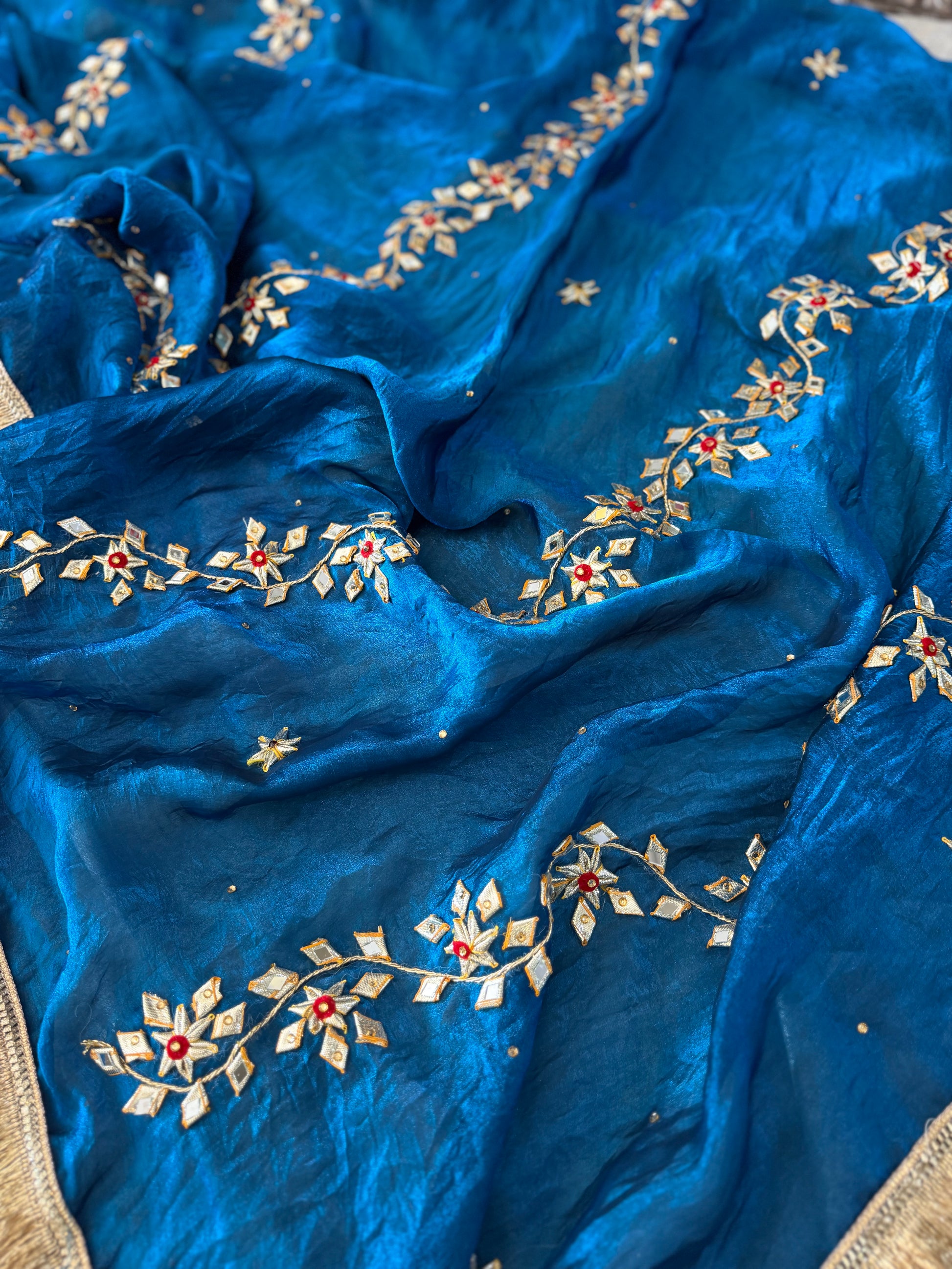 BEAUTIFUL GOTA PATTI |  | Karishma Emporium | Elegance in Making Pure Zardozi Women wear