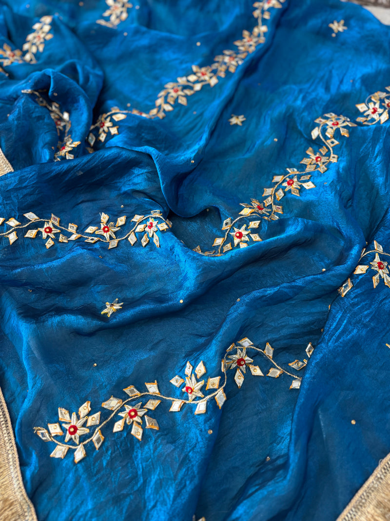 BEAUTIFUL GOTA PATTI |  | Karishma Emporium | Elegance in Making Pure Zardozi Women wear