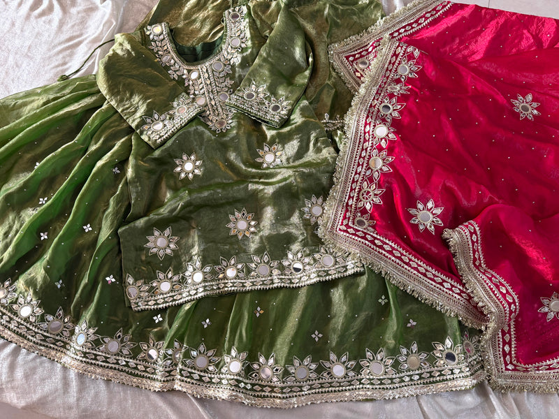 GOTA PATTI GHARARA |  | Karishma Emporium | Elegance in Making Pure Zardozi Women wear