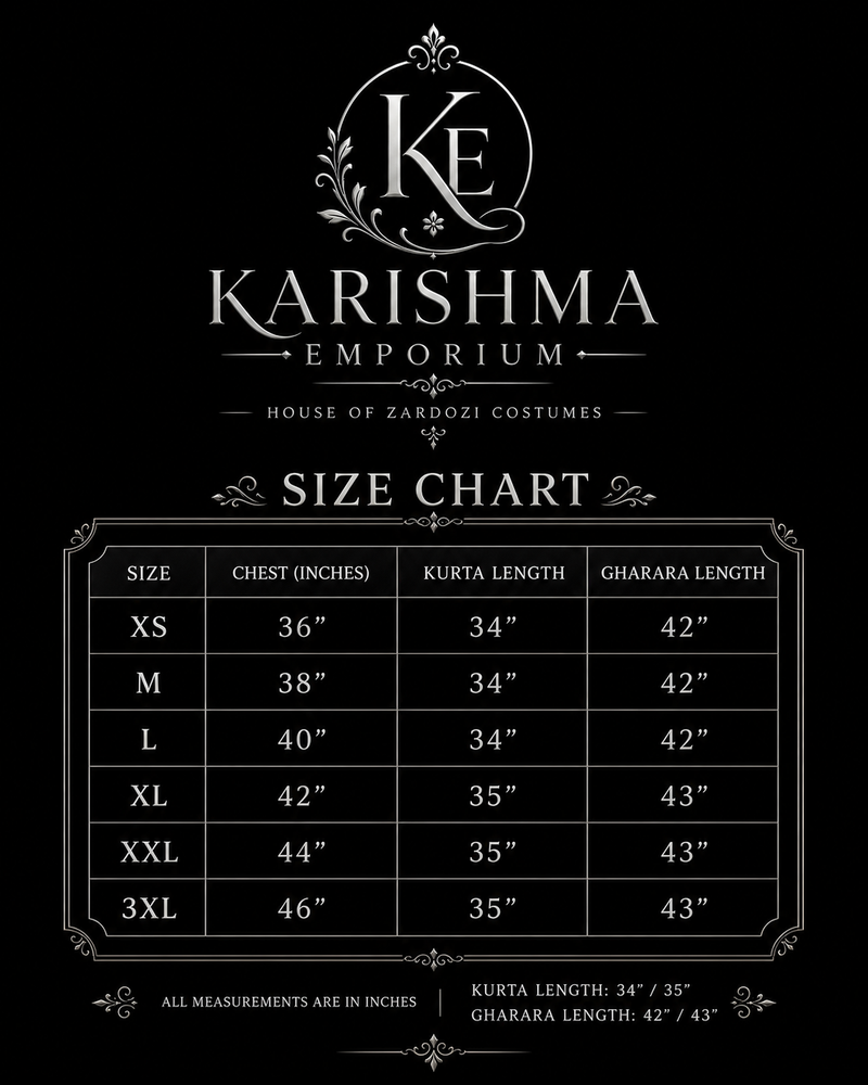 GOTA PATTI GHARARA |  | Karishma Emporium | Elegance in Making Pure Zardozi Women wear