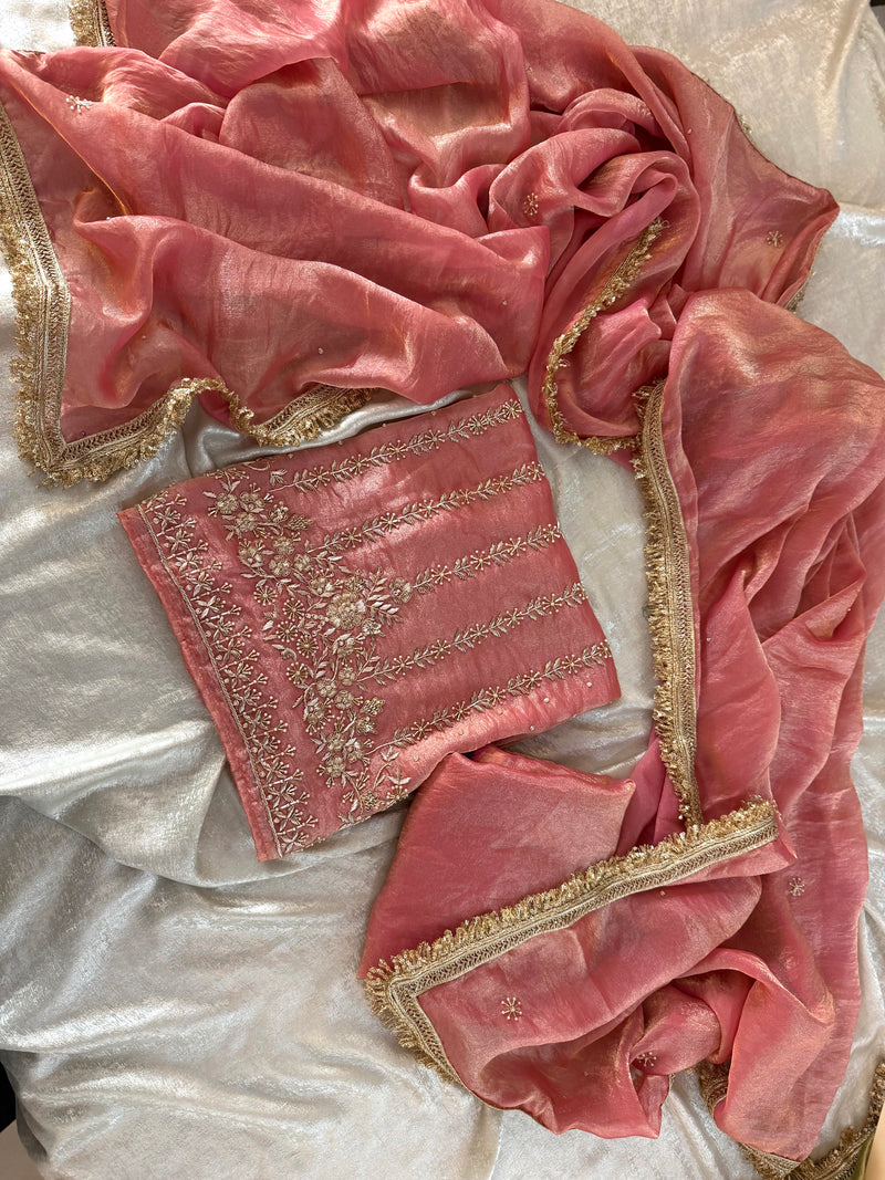 PURE DABKA WORK SUITS |  | Karishma Emporium | Elegance in Making Pure Zardozi Women wear