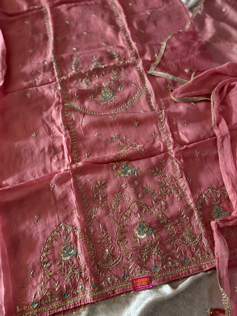 PURE DABKA SUITS |  | Karishma Emporium | Elegance in Making Pure Zardozi Women wear