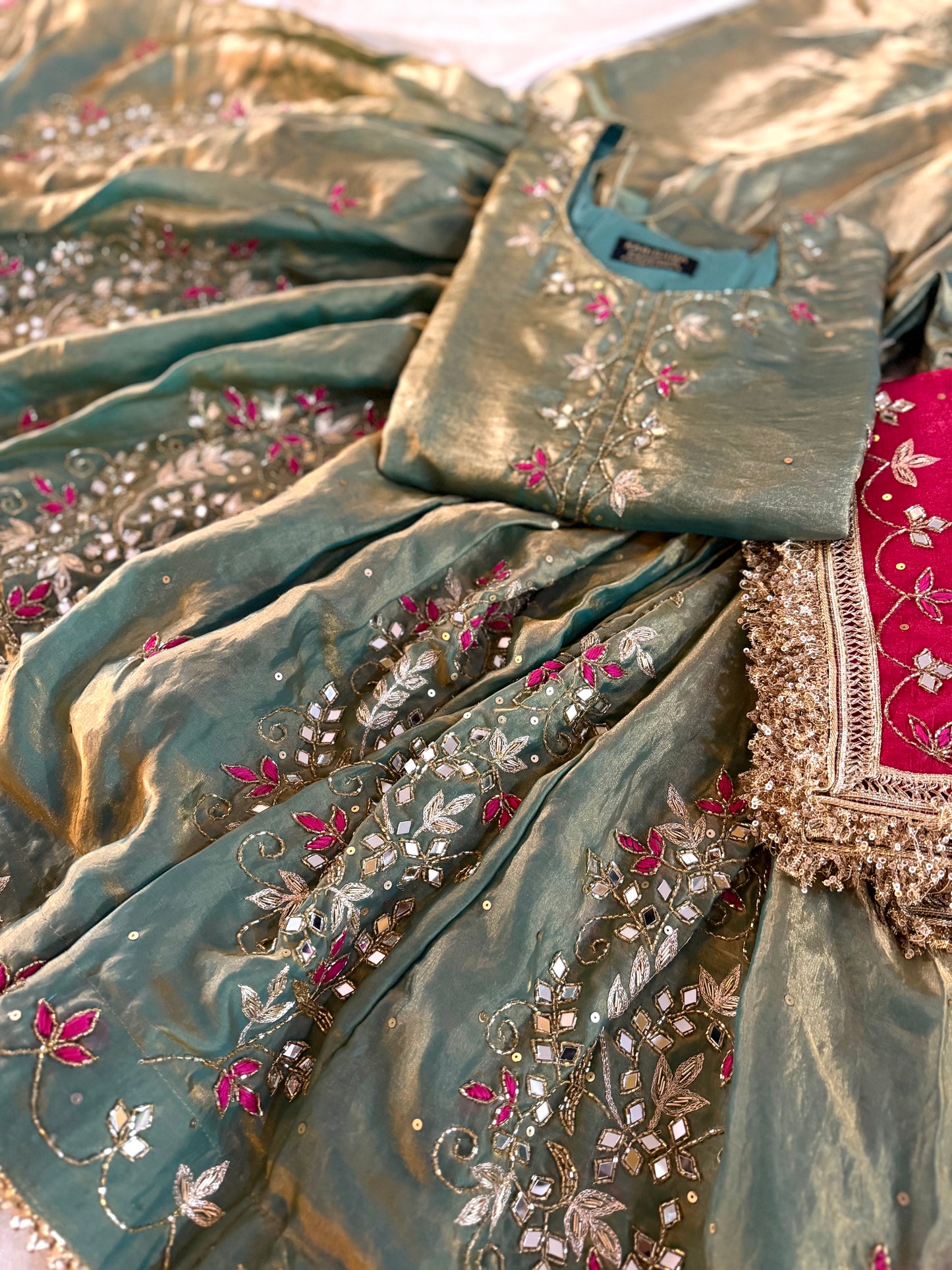 BEAUTIFUL HANDWORK GHARARA