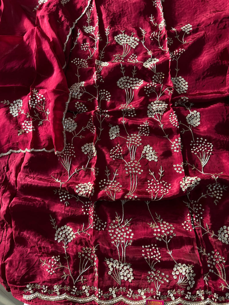 WEDDING SUITS |  | Karishma Emporium | Elegance in Making Pure Zardozi Women wear