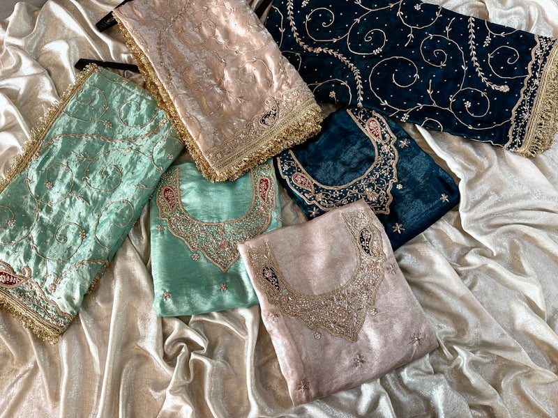 PUNJABI SUITS |  | Karishma Emporium | Elegance in Making Pure Zardozi Women wear