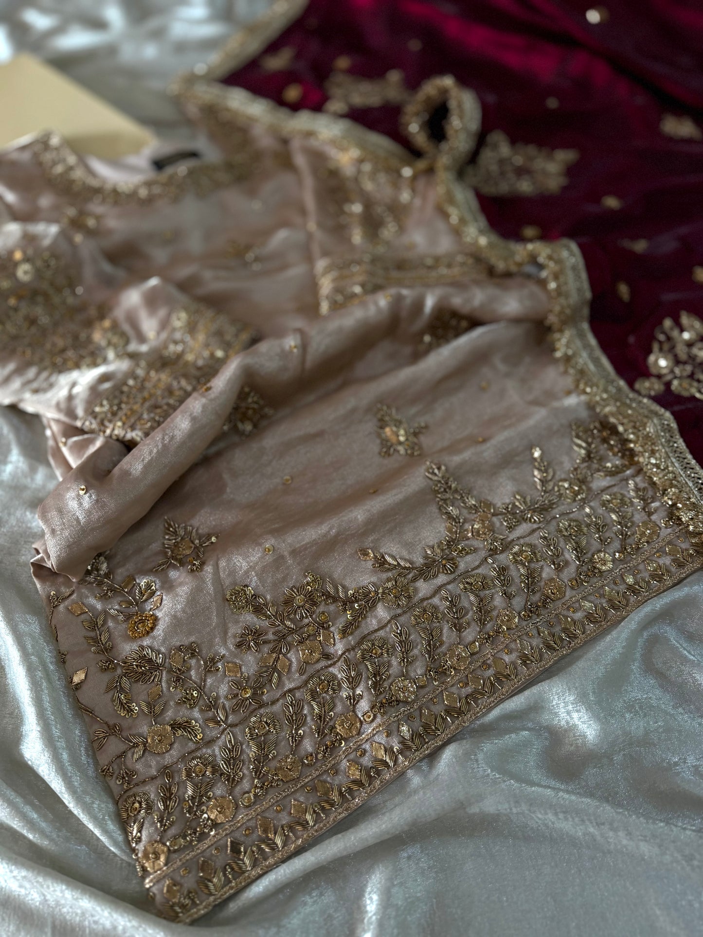 PURE ZARDOZI WITH GOTA TOUCH GHARARA