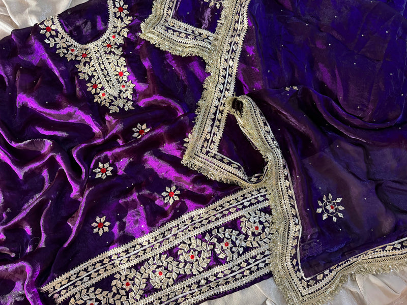 NEW GOTA PATTI SUITS |  | Karishma Emporium | Elegance in Making Pure Zardozi Women wear