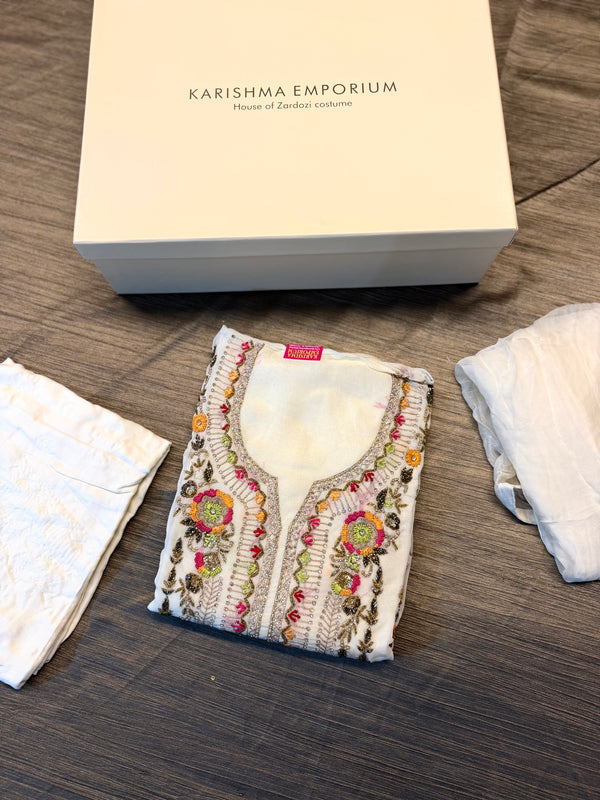KHUBSURAT |  | Karishma Emporium | Elegance in Making Pure Zardozi Women wear