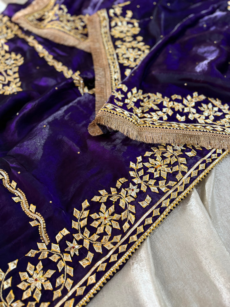GOTA PATTI SUIT |  | Karishma Emporium | Elegance in Making Pure Zardozi Women wear