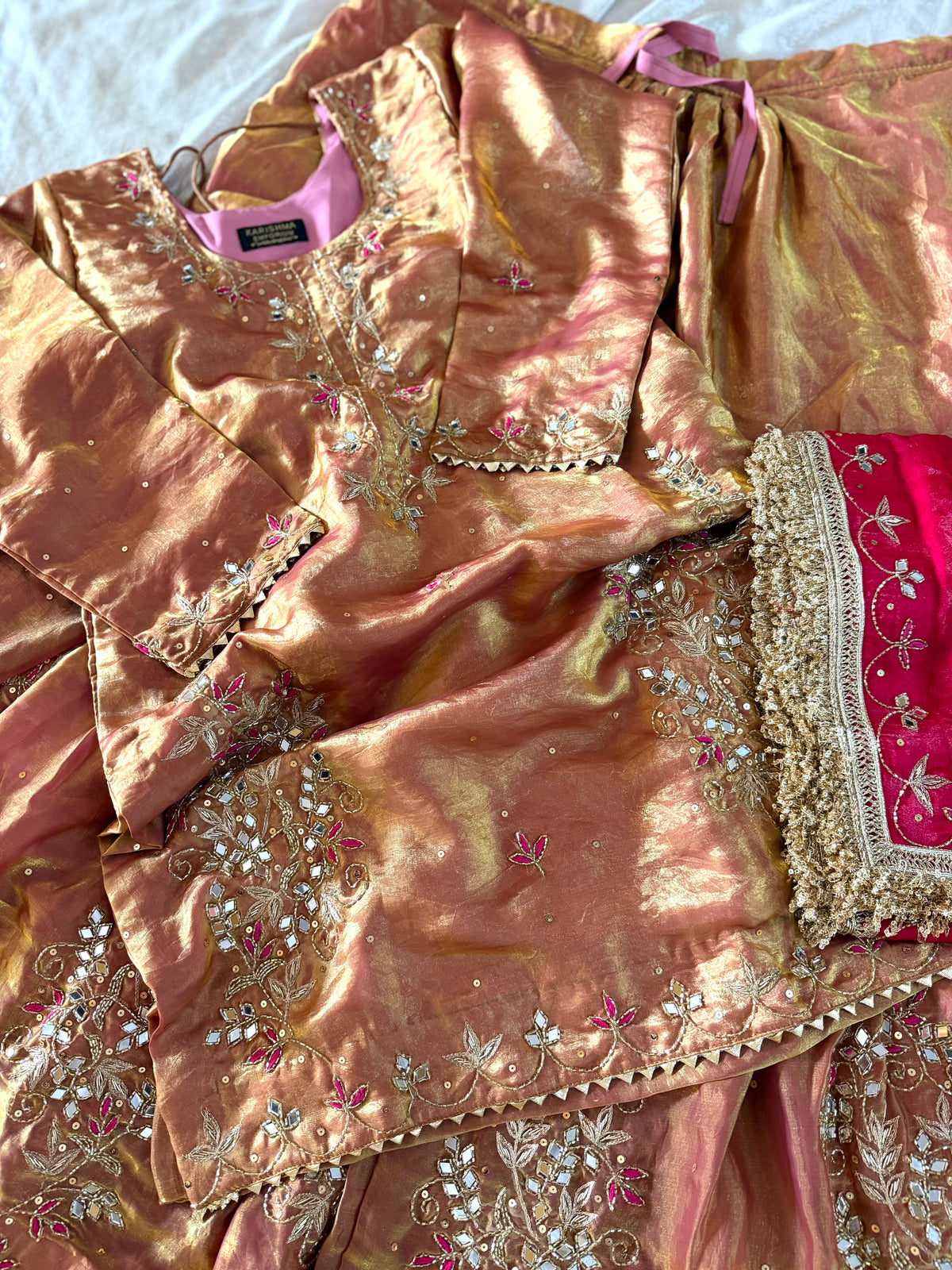 BEAUTIFUL HANDWORK GHARARA