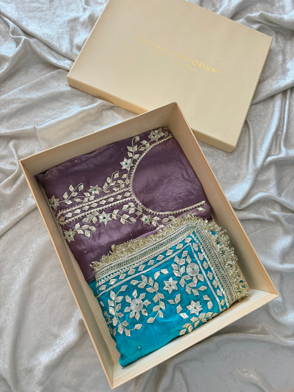 GOTA PATTI |  | Karishma Emporium | Elegance in Making Pure Zardozi Women wear