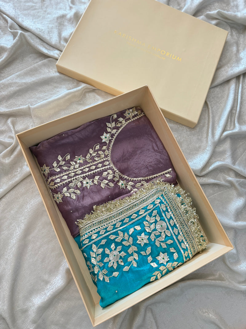 GOTA PATTI |  | Karishma Emporium | Elegance in Making Pure Zardozi Women wear